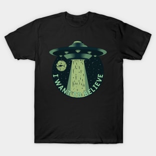 I want to believe in UFOs T-Shirt